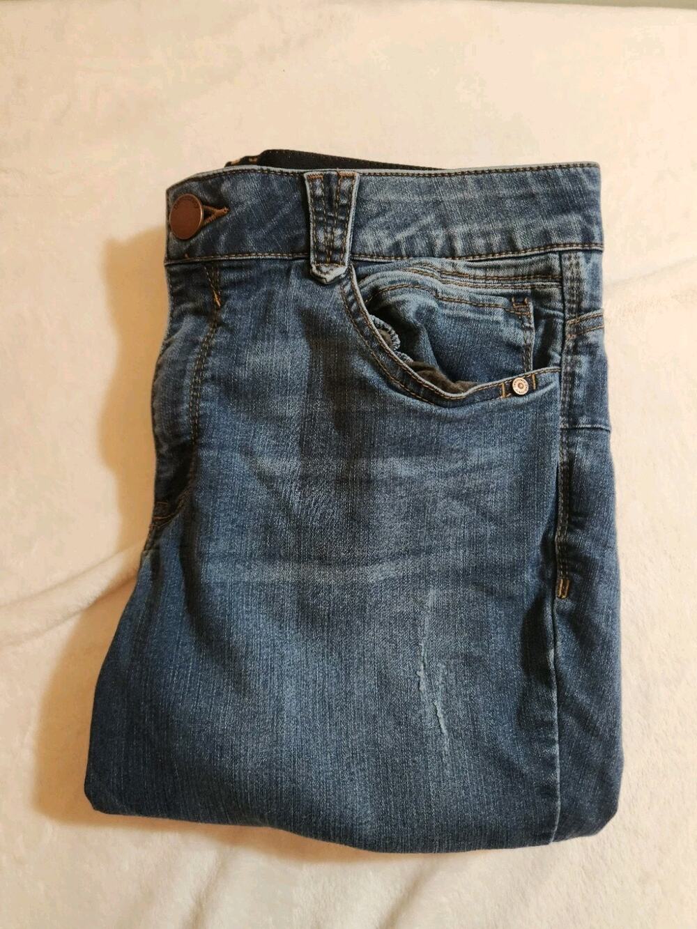 Democracy Jeans Womens 14 (33 X 29) Blue "Ab" Solution Technology Tapered